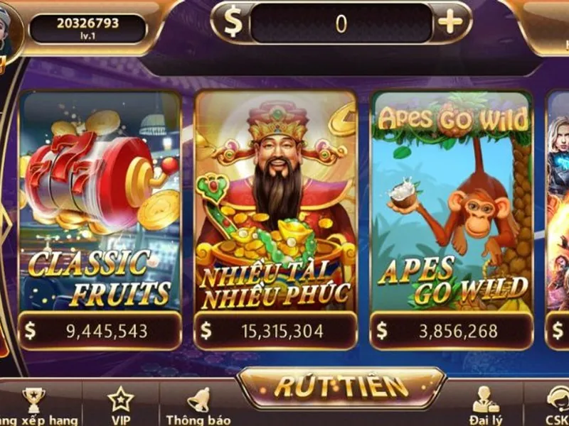 Máy đánh bạc với biểu tượng jackpot và tiền xu vàng, đại diện cho trò chơi slot