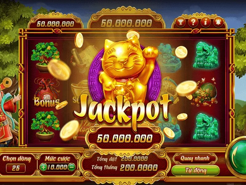 Hình ảnh Jackpot lũy tiến với giải thưởng tiền mặt khổng lồ